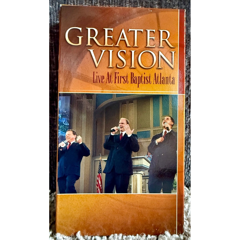 Greater Vision Live At First Baptist Atlanta VHS 2002 Black Excellent Gospel